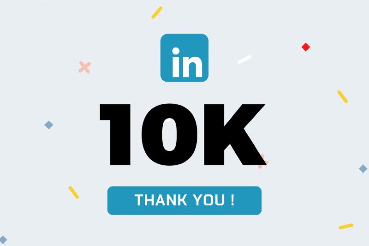 10,000 LinkedIn Followers
